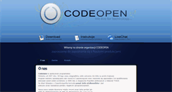 Desktop Screenshot of codeopen.pl