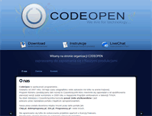 Tablet Screenshot of codeopen.pl